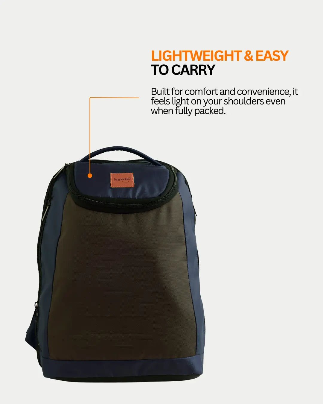 Kyoto Wayfarer Laptop Bag (Navy Blue)