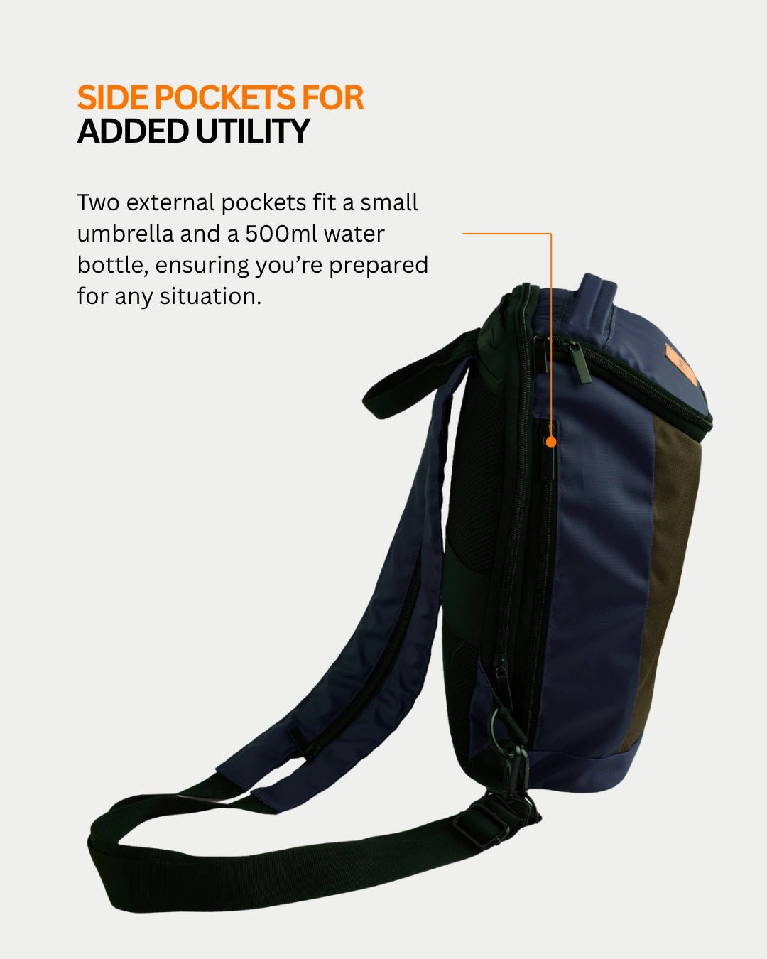 Kyoto Wayfarer Laptop Bag (Navy Blue)