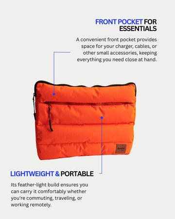 Kyoto Aero Laptop Sleeve (Orange)