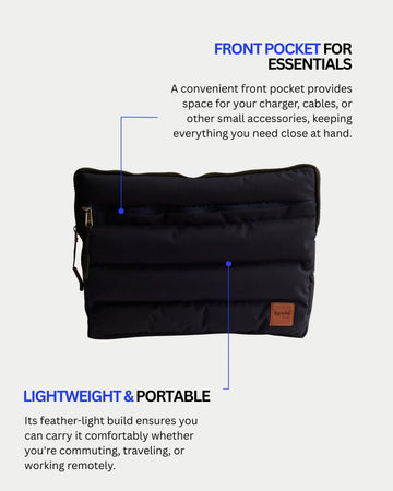 Kyoto Aero Laptop Sleeve (Navy Blue)