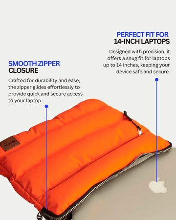 Kyoto Aero Laptop Sleeve (Orange)