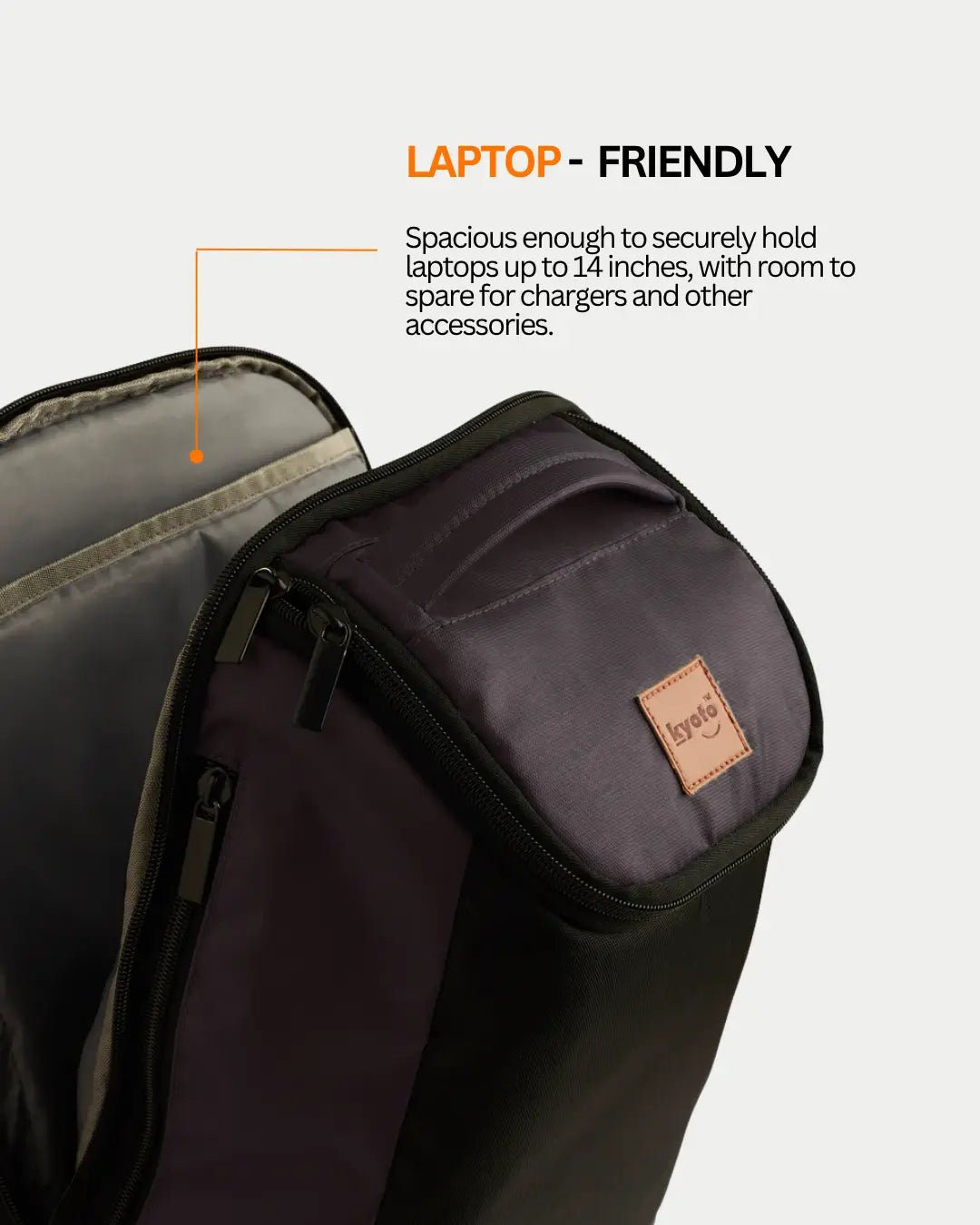 Kyoto Wayfarer Laptop Bag (Black)