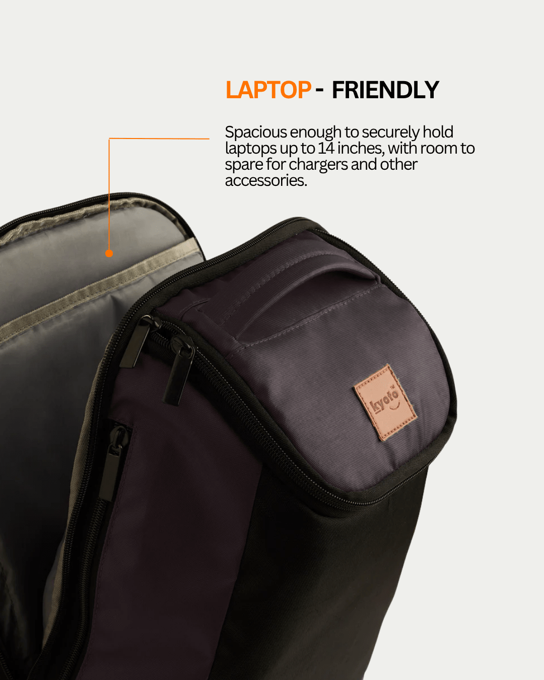 Kyoto Wayfarer Laptop Bag (Black)