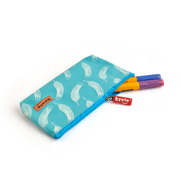 BLUE PENCIL POUCH MATTY