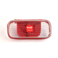 RED CLEAR PENCIL CASE-TRANSPARENT