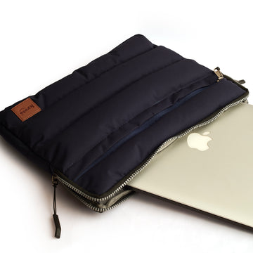 Navy Blue Kyoto Laptop Sleeve